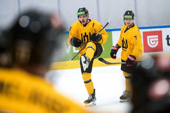 Lietuva – Pietų Korėja rungtynių akimirka | IIHF nuotr.