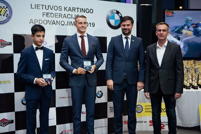 Sostinėje apdovanti „BMW Lietuvos kartingo čempionato“ nugalėtojai | Organizatorių nuotr.