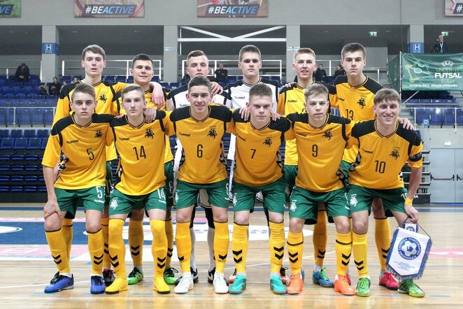 Lietuvos U19 futsalo rinktinė | lff.lt nuotr.