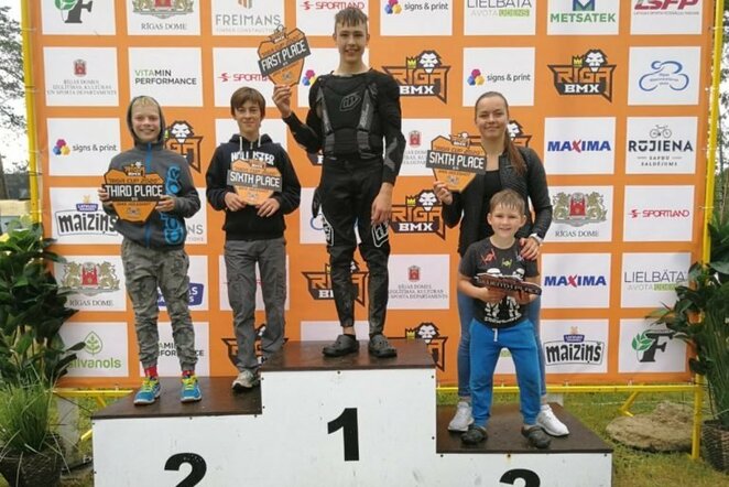 Lietuvos BMX atstovai Rygoje (Arūno Šato nuotr.) | Organizatorių nuotr.