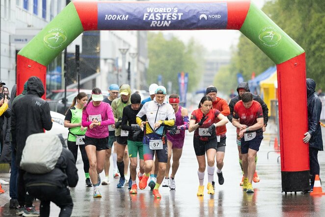 „The World's fastest run powered by Nord Security“ bėgimas | Sauliaus Čirbos nuotr.