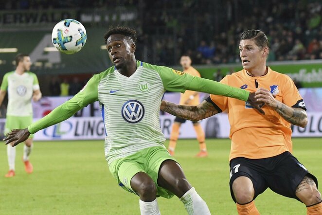 „Wolfsburg“ - „Hoffenheim“ rungtynių akimirka | Scanpix nuotr.