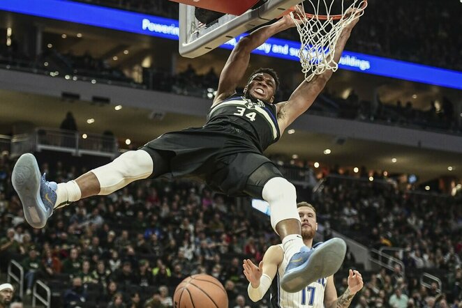 Antetokounmpo ir Brazdeikis | Scanpix nuotr.