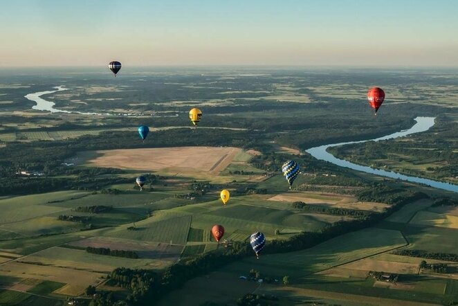 Karšto oro balionų varžybos | Organizatorių nuotr.