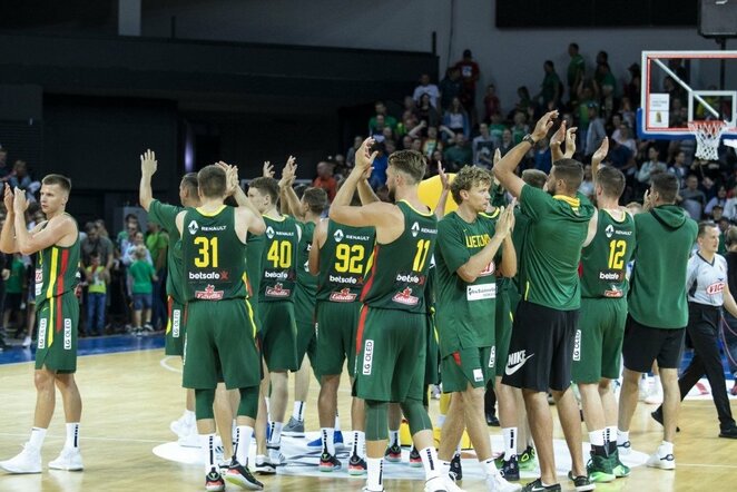 Lietuvių ir suomių rungtynės | Luko Balandžio / BNS foto nuotr.