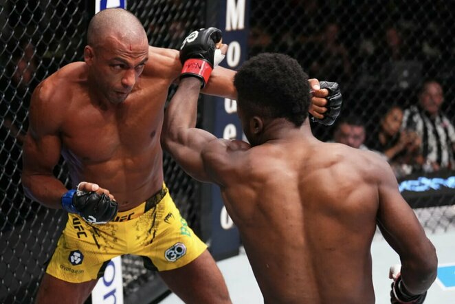 Edsonas Barboza ir Sodiqas Yusuffas | Chris Unger/Zuffa LLC nuotr.