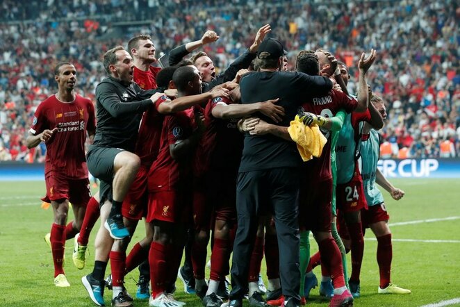 „Liverpool“ komandos džiaugsmas  | Scanpix nuotr.