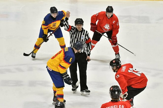 Lietuvių ir rumunų rungtynės | hockey.lt nuotr.