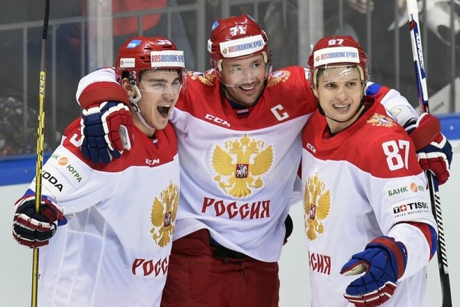 Rusijos ledo ritulininkai | AFP/Scanpix nuotr.