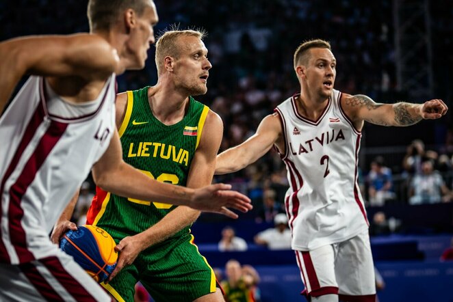 Lietuva – Latvija rungtynių akimirka | Vytauto Dranginio/LTOK nuotr.