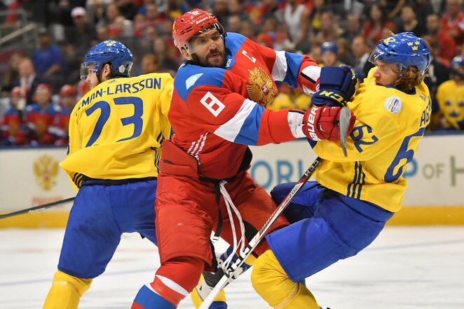 Rusijos - Švedijos rungtynių akimirka | Scanpix nuotr.