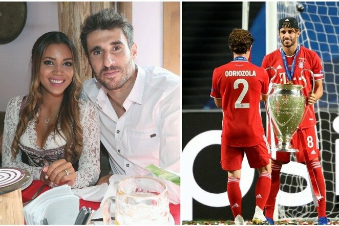 Javi Martinezas ir jo mergina | Scanpix nuotr.