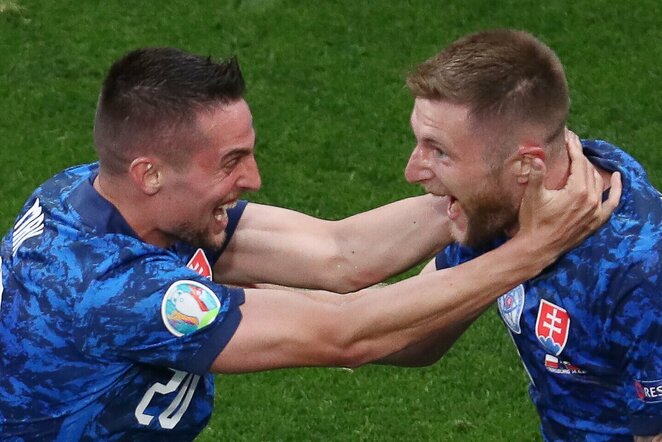 Slovakijos rinktinės triumfas | Scanpix nuotr.
