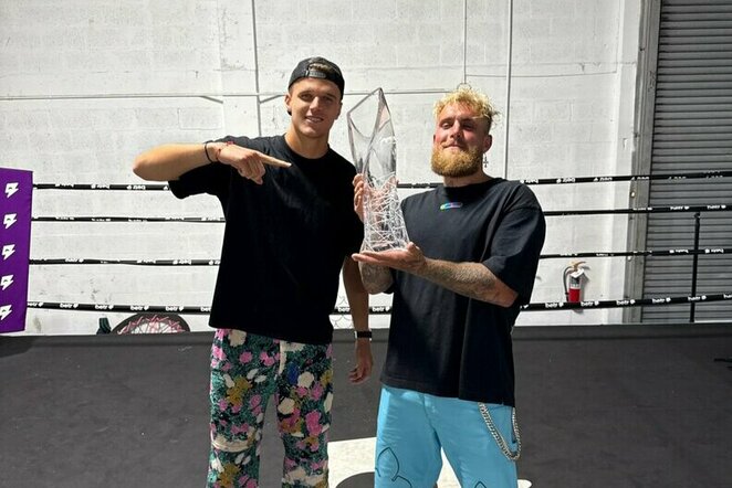 Jakubas Menšikas ir Jake'as Paulas | „X“ nuotr.