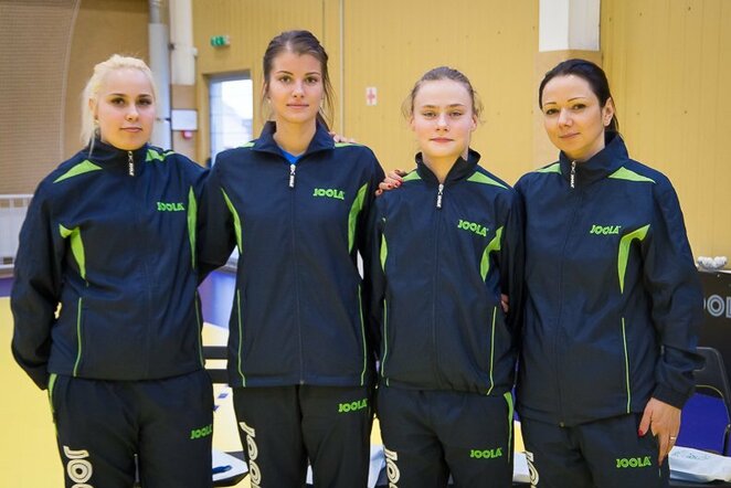 Lietuvos moterų stalo teniso rinktinė | Organizatorių nuotr.