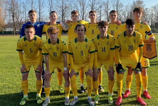 Lietuvos U-17 rinktinė | LFF nuotr.