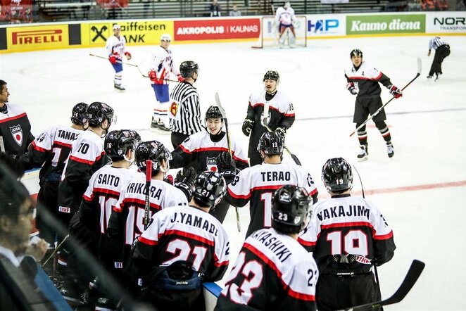 Japonijos ir Kroatijos rinktinių rungtynės | hockey.lt nuotr.