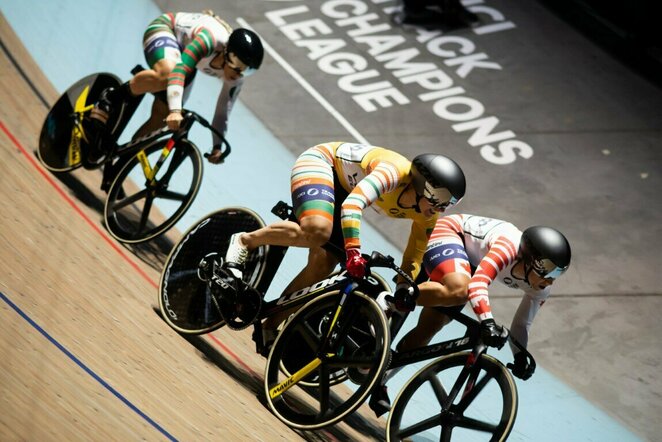 UCI dviračių treko Čempionų lygos varžybos Panevėžyje | Žygimanto Gedvilos / BNS foto nuotr.