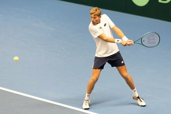 Edas Butvilas ir Vilius Gaubas prieš Patricką Agbo-Panzo ir Sodicką Noudogbessi | Sauliaus Čirbos nuotr.