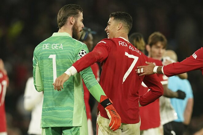 Davidas de Gea ir Cristiano Ronaldo | Scanpix nuotr.