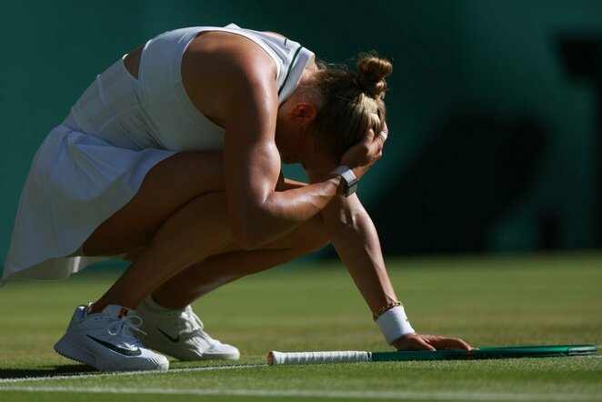Amanda Anisimova prieš Madison Keys | EPA / NEIL HALL nuotr.