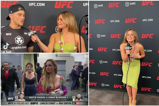 Dustinas Poirier ir Addison Rae | Youtube.com nuotr.