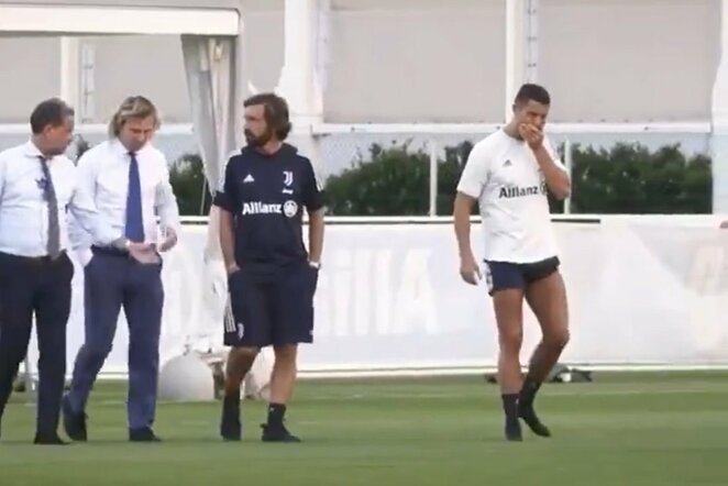 „Juventus“ treniruotė | „Twitter“ nuotr.