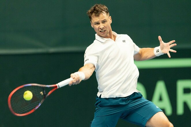 Ričardas Berankis prieš Sabą Purtseladzę | Sauliaus Čirbos nuotr.