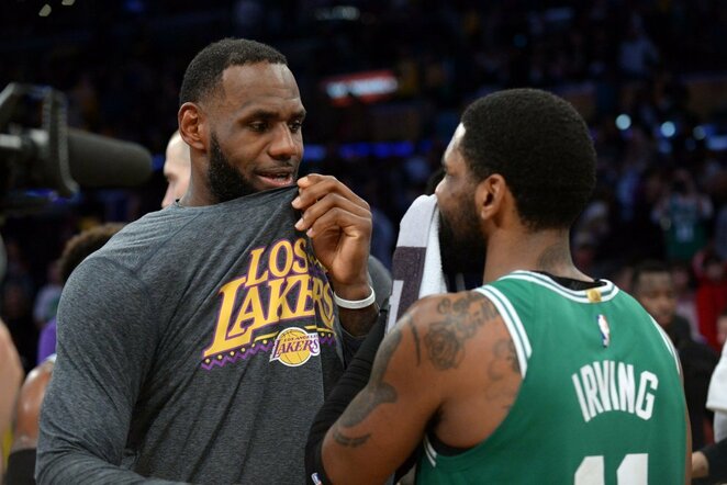 LeBronas ir Irvingas | Scanpix nuotr.