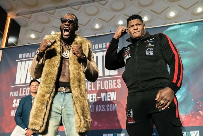 Deontay Wilderis ir Luisas Ortizas | Instagram.com nuotr