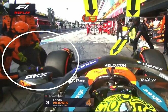 Sustojimas boksuose | „Stop“ kadras