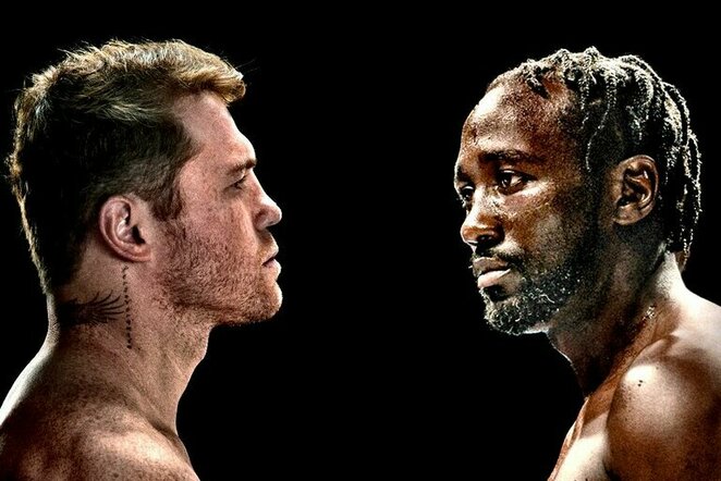 Saulis „Canelo“ Alvarezas ir Terence'as Crawfordas | Organizatorių nuotr.