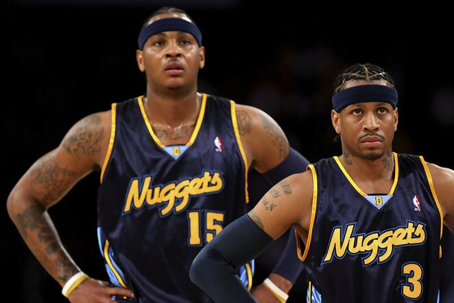 Carmelo Anthony ir Allenas Iversonas | Scanpix nuotr.