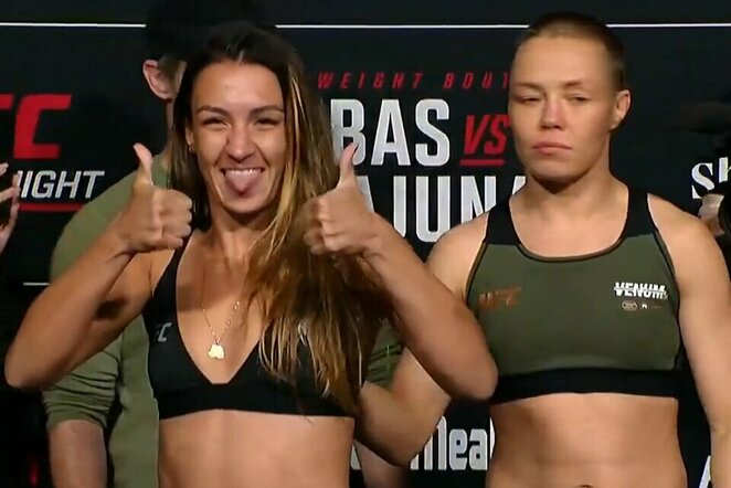 Amanda Ribas ir Rose Namajunas | „Stop“ kadras