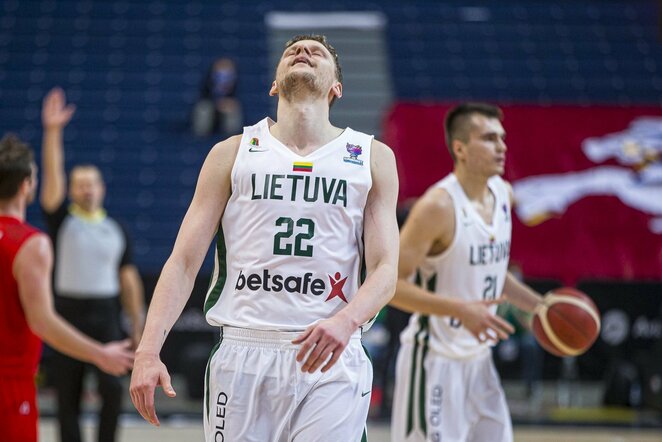 Lietuvių ir danų rungtynės | Roko Lukoševičiaus/BNS Foto nuotr.