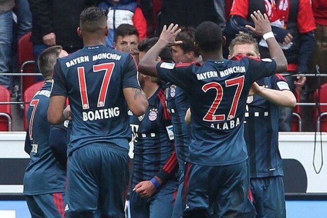 „Bayern“ futbolininkų džiaugsmas | AFP/Scanpix nuotr.