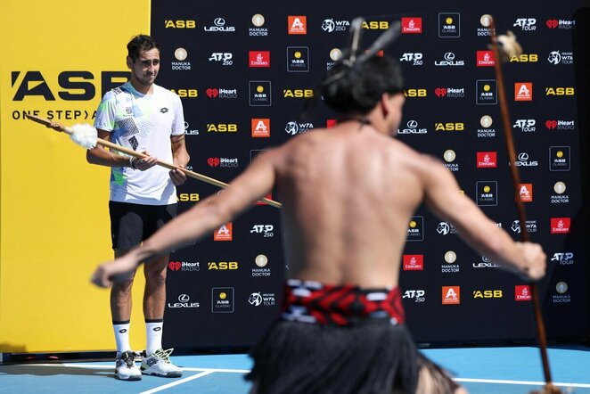 Alejandro Tabilo ir maoriai | Scanpix nuotr.