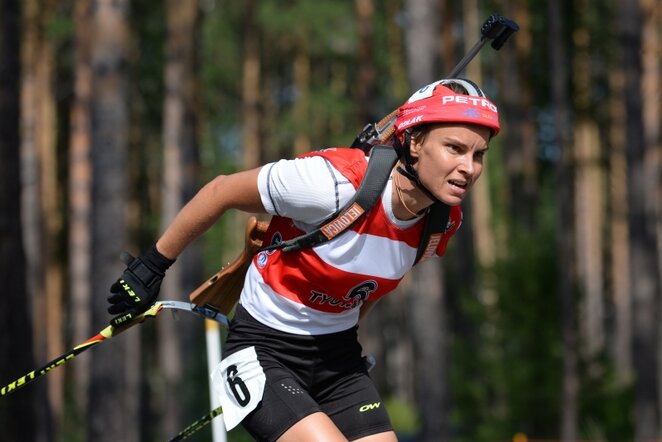 Moterų sprinto lenktynių nugalėtoja Teja Gregorin | Scanpix nuotr.