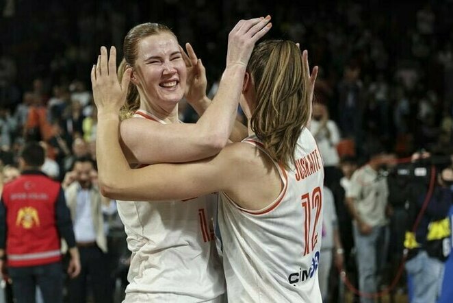 Laura Juškaitė ir Eglė Šventoraitė | FIBA nuotr.