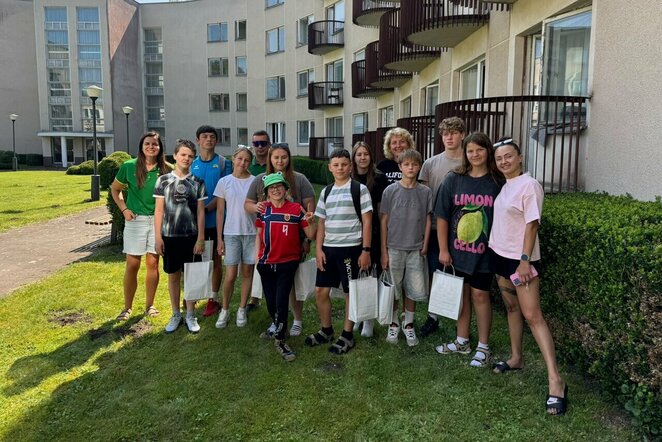 Jaunieji paraatletai savaitę vasaros skyrė stovyklai | Lietuvos paralimpinio komiteto nuotr.