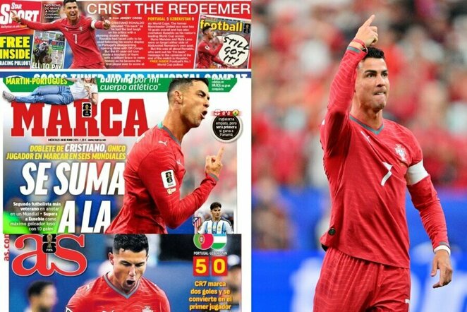 Cristiano Ronaldo sužavėjo pasaulį | EPA nuotr.