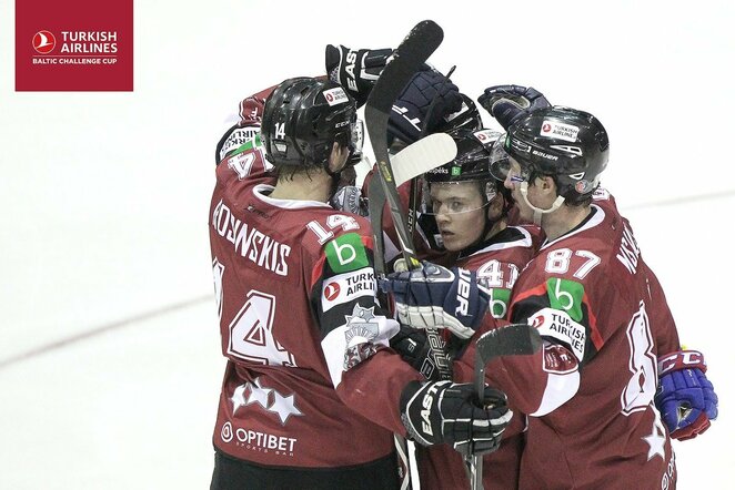 Latvijos klubų rinktinė | hockey.lt nuotr.