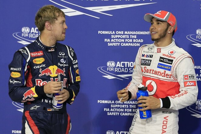 Lewisas Hamiltonas (dešinėje) | AP/Scanpix nuotr.