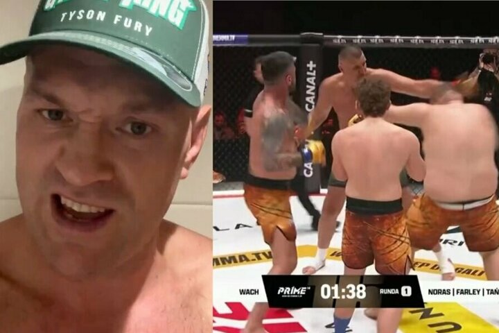 Tysonas Fury ir Mariuszas Wachas | Stop kadras