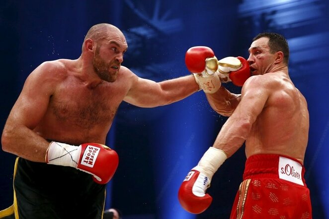 Tysonas Fury ir Vladimiras Kličko | Scanpix nuotr.