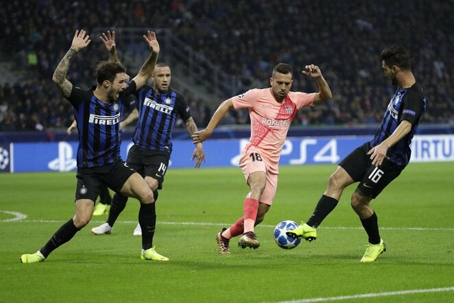 „Inter“ – „Barcelona“ rungtynių akimirka  | Scanpix nuotr.