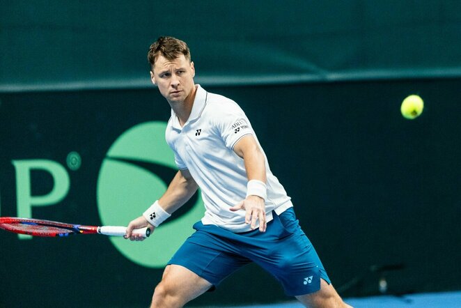 Ričardas Berankis prieš Zurą Tkemaladzę | Skirmanto Lisausko/BNS Foto nuotr.