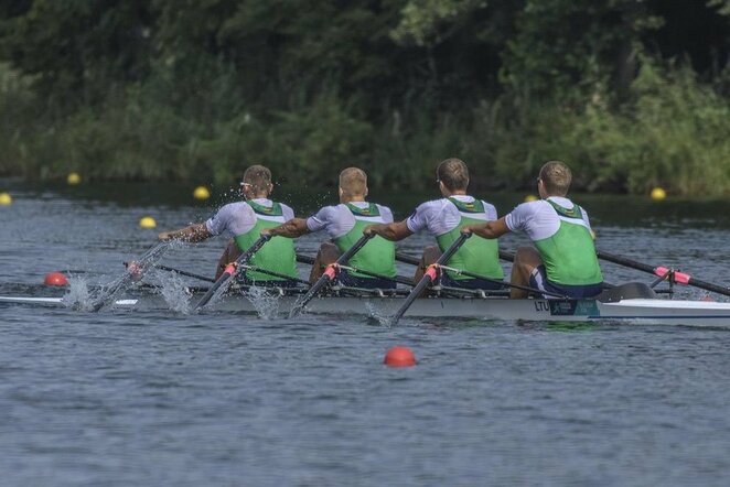Dovydas Nemeravičius, Saulius Ritter, Rolandas Maščinskas, Aurimas Adomavičius | Virgaudo Leknicko nuotr.