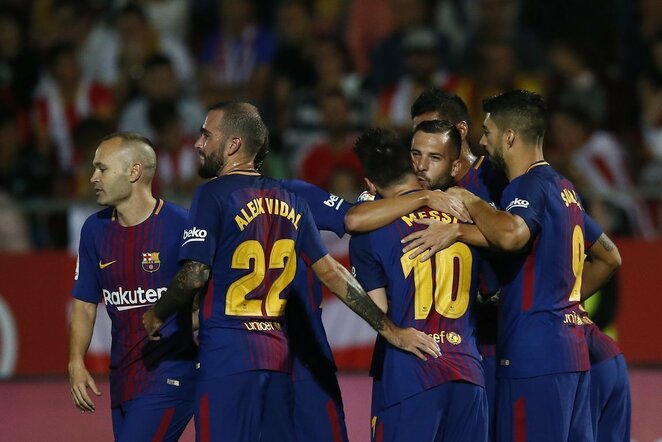 „Girona“ - „Barcelona“ rungtynių akimirka | Scanpix nuotr.