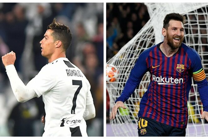 Cristiano Ronaldo ir Lionelis Messi | Scanpix nuotr.